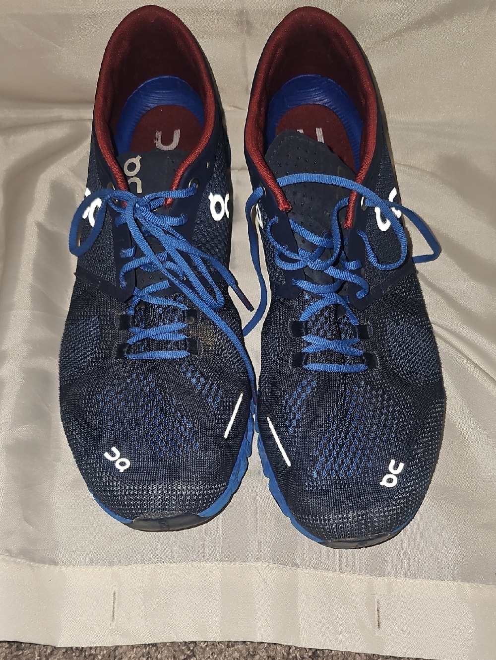 Men On Running Cloud X training shoes in the Midnight/Cobalt colorway Size 11.5